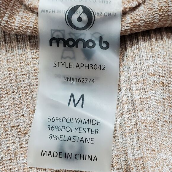 Mono B Ribbed Blush Leggings - Picture 5 of 5